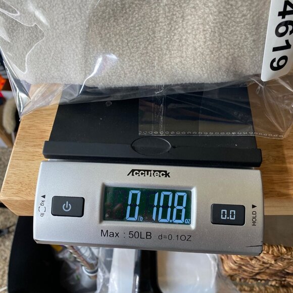 Lands' End Sweater Fleece Vest Womens Large 14-16 Cream Gray Full Zip Pockets - Picture 13 of 13